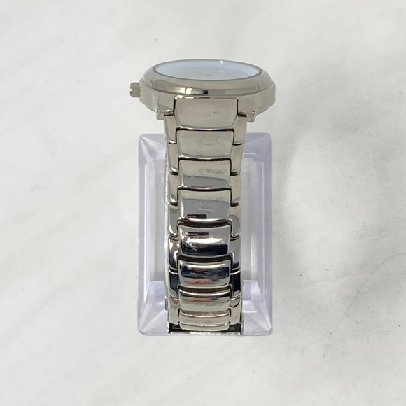 Lorus Watch Women 32mm Silver Tone Blue Dial LR0798 New Battery 7" - Picture 7 of 16